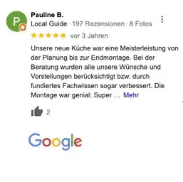 Google Bewertung
